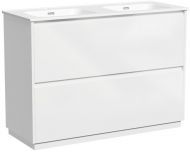 Тумба напольная под раковину SANCOS Libra Floor, белый глянец 1190х450х840 мм, LB120F-2W