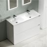 Тумба напольная под раковину SANCOS Libra Floor, белый глянец 1190х450х840 мм, LB120F-2W