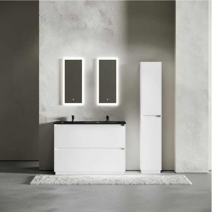 Тумба напольная под раковину SANCOS Libra Floor, белый глянец 1190х450х840 мм, LB120F-2W