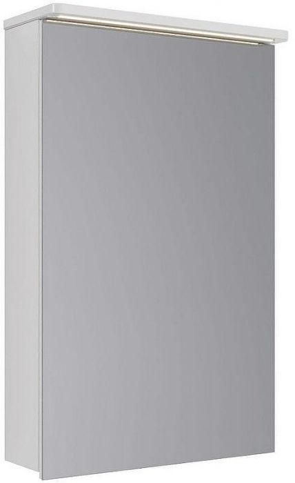 Зеркальный шкаф Lemark Zenon 50 LM50ZS-Z с подсветкой Белый глянец