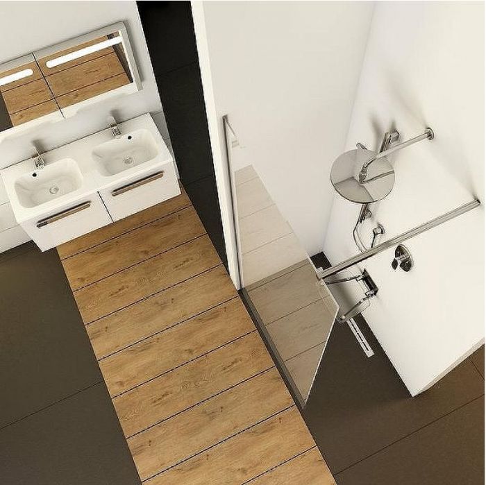 Душевая перегородка Ravak Walk-In Wall 120 GW9WG0C00Z1 профиль Хром стекло Transparent