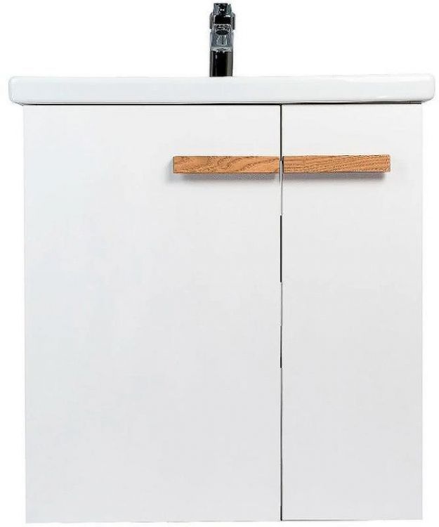 Тумба под раковину VIANT Мюнхен 60 VMUN60COBEL-T2STP подвесная Белая матовая