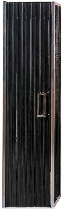 Шкаф пенал Boheme Armadi Art Monaco 35 868-BCR подвесной Черный глянец Хром