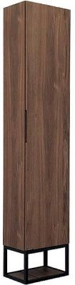 Шкаф пенал Comforty Порто 35 00-00009982 подвесной Дуб темно-коричневый