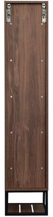 Шкаф пенал Comforty Порто 35 00-00009982 подвесной Дуб темно-коричневый