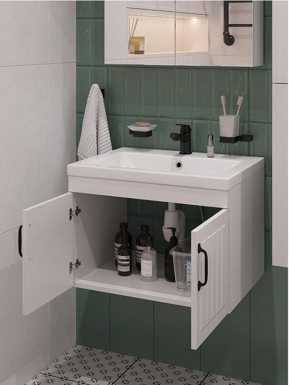 Тумба с раковиной DIWO Сочи 60 подвесная цвет Белый Тумба с раковиной DIWO Сочи 60 подвесная цвет Белый