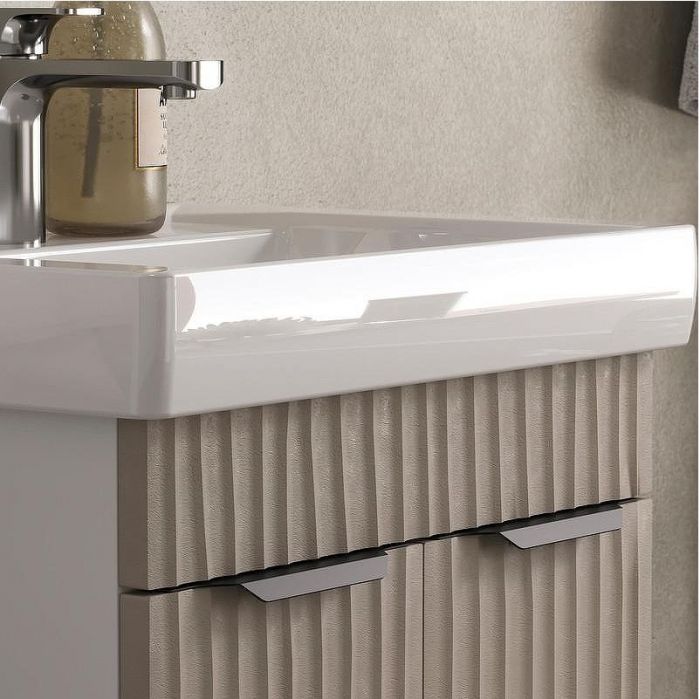 Тумба под раковину Volna Lotty 50 tnLOTTY50.2D-13 цвет Латте Белый