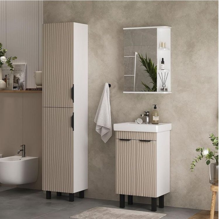 Тумба под раковину Volna Lotty 50 tnLOTTY50.2D-13 цвет Латте Белый Тумба под раковину Volna Lotty 50 tnLOTTY50.2D-13 цвет Латте Белый