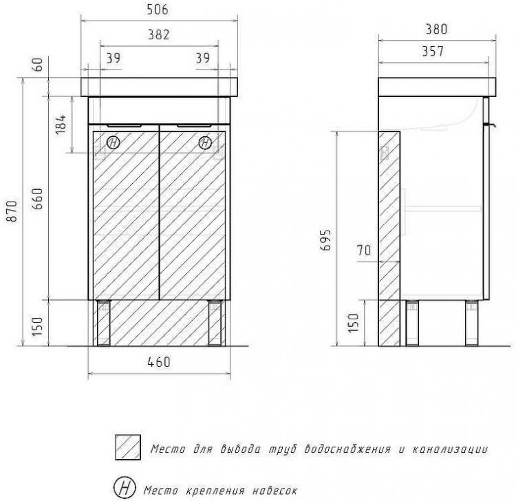 Тумба под раковину Volna Lotty 50 tnLOTTY50.2D-13 цвет Латте Белый Тумба под раковину Volna Lotty 50 tnLOTTY50.2D-13 цвет Латте Белый