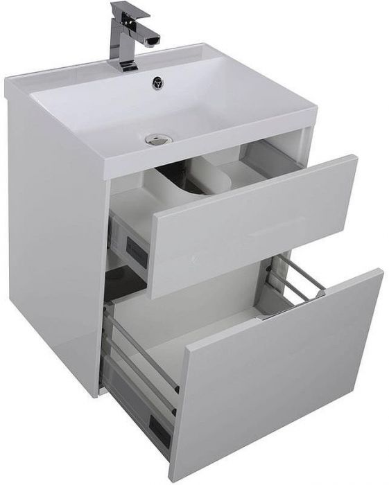 Комплект мебели для ванной Aquanet Латина 60 180121 подвесной Белый