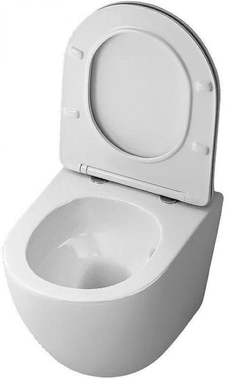 Комплект унитаза с инсталляцией AM.PM Like IS47038.801900 с сиденьем Микролифт и Черной матовой клавишей смыва