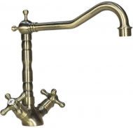 Смеситель для кухни Ulgran Classic U-014 Бронза