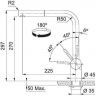 Смеситель для кухни Franke Atlas Neo 115.0521.438 Нержавеющая сталь
