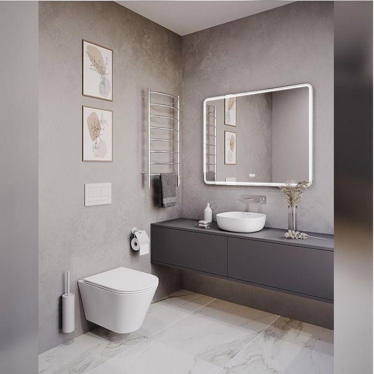 Унитаз Terminus Классик 02SW51x35W подвесной цвет Белый с сиденьем Микролифт