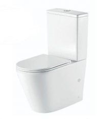 Унитаз компакт Nofer Nantes 23001 цвет Белый с бачком и сиденьем Микролифт