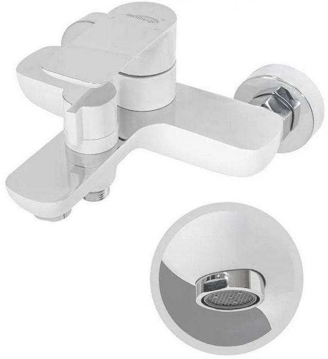 Комплект смесителей Hansberge H7099W Белый Хром