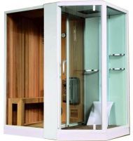 Душевая кабина Orans 180x130 L 89103LW с сауной профиль Белый стекла прозрачные