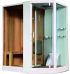 Душевая кабина Orans 180x130 L 89103LW с сауной профиль Белый стекла прозрачные