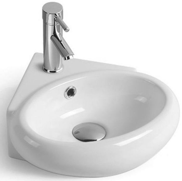 Раковина SantiLine 39 SL-2021 угловая Белая