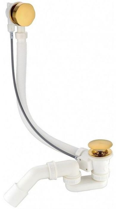 Слив-перелив Grocenberg GB240GL полуавтомат Золото брашированное