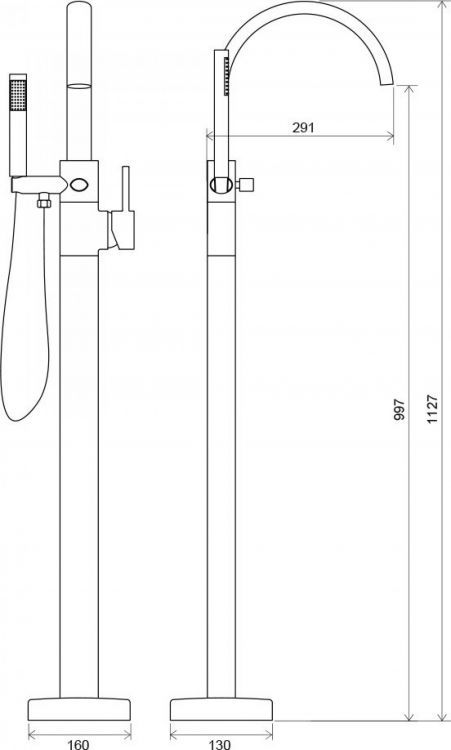 Смеситель для ванны с душем в пол Ravak Freedom FM-080.00 X070059 Смеситель для ванны с душем в пол Ravak Freedom FM-080.00 X070059