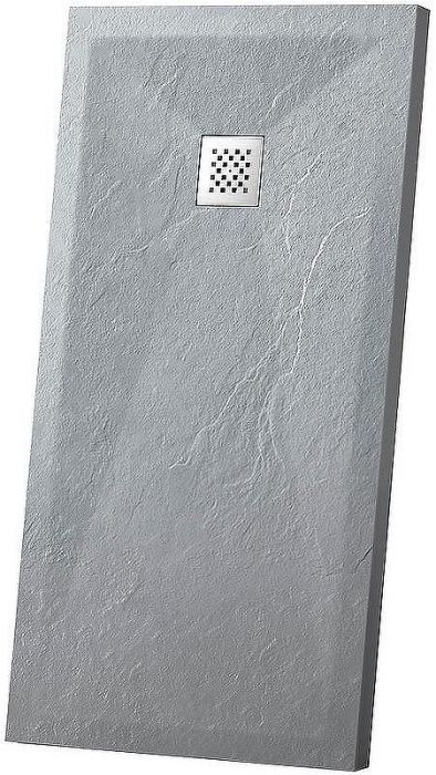 Душевой поддон из искусственного камня Vincea 100x80 VST-4SR8010G Серый