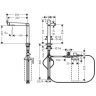 Hansgrohe Aqittura M91 Смеситель для кухни, 1 отв., цвет: хром