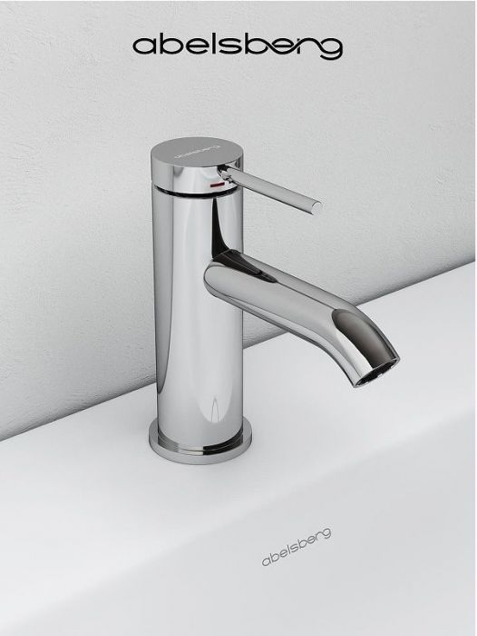 Смеситель для раковины Abelsberg Fluida ERF22001CH цвет Глянцевый хром