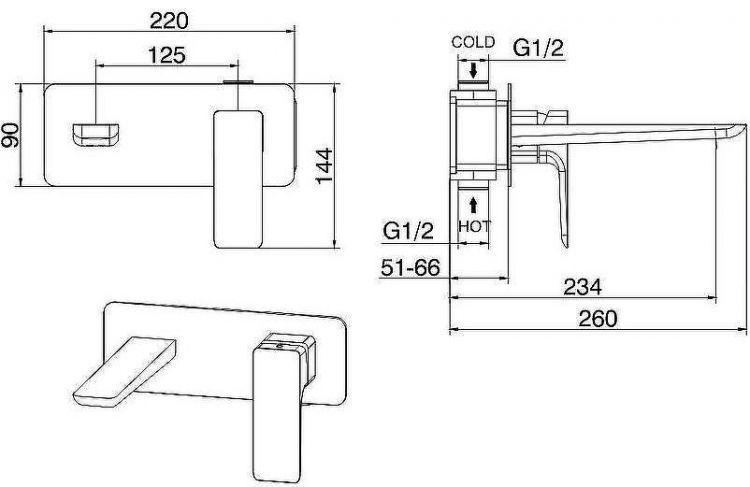 Смеситель для раковины Allen Brau Infinity 5.21003-31 Черный матовый Смеситель для раковины Allen Brau Infinity 5.21003-31 Черный матовый