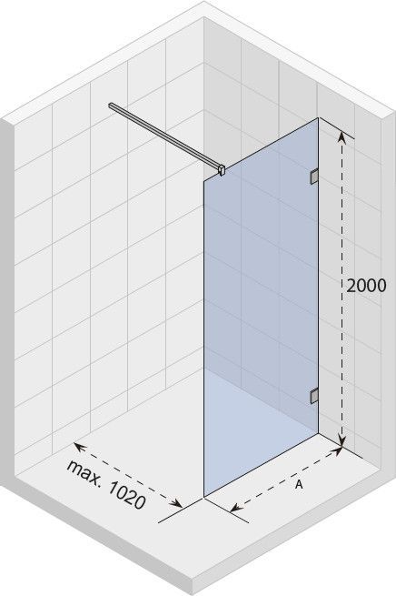 Душевая дверь RIHO SCANDIC S400-100 L/R, GC52200
