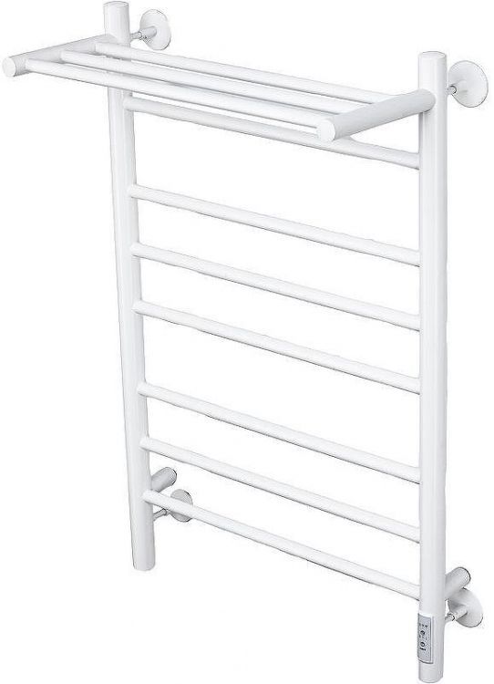Электрический полотенцесушитель Comfysan Luce EC-8 80x50 015534 с полкой Белый матовый