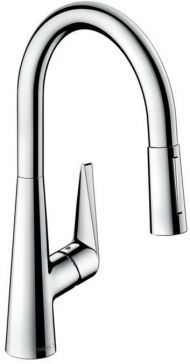 Hansgrohe Talis M51 Смеситель  для кухни на 1 отв, поворотный излив: 21.3см с вытяжным душем, 2jet, h:18.5см, цвет: хром