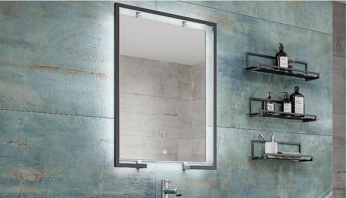 Зеркало Velvex Gelou 60 zkGEL.60-21 с подсветкой и с сенсорным выключателем