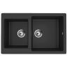 Кухонная мойка Ulgran Classic U-505-344 Ультра-черная