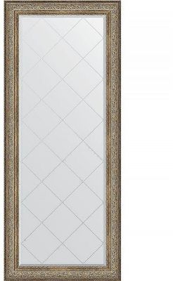 Зеркало Evoform Exclusive-G Floor 205х85 BY 6335 с гравировкой в багетной раме - Виньетка античная бронза 109