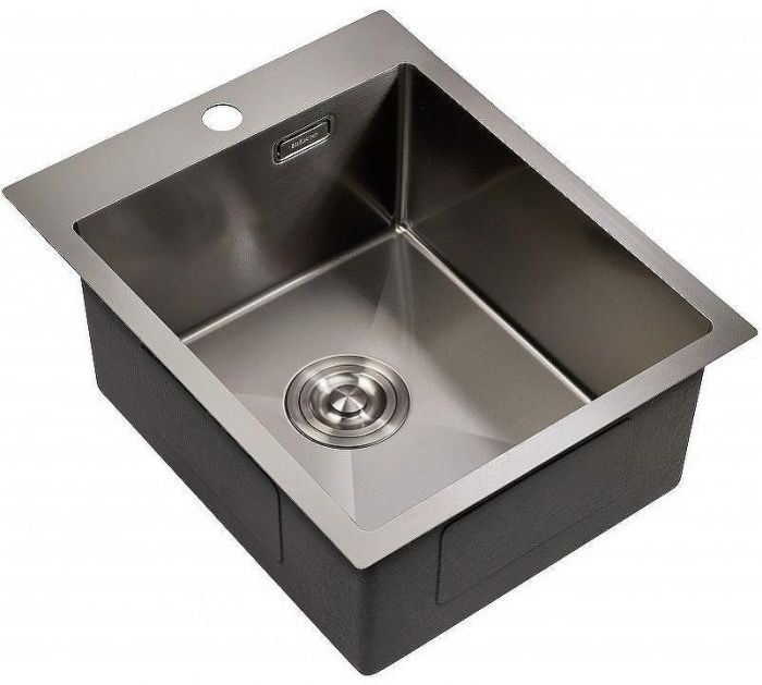 Кухонная мойка Milacio Denia 41 MC.77469 Вороненая сталь