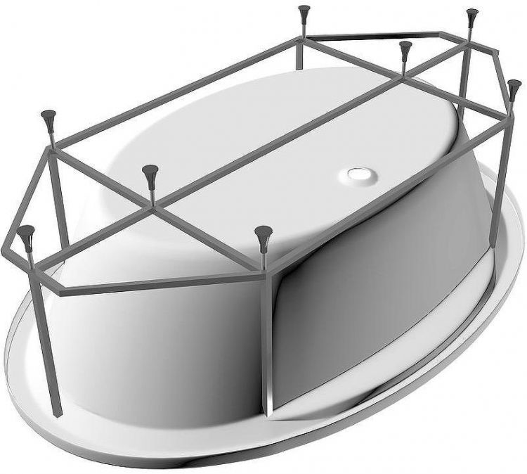 Акриловая ванна Vayer Opal 180x120 Гл000006826 без гидромассажа