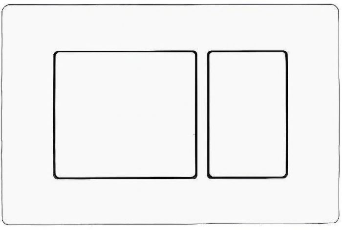 Клавиша смыва Bocchi Cesano 8200-0032 Белая