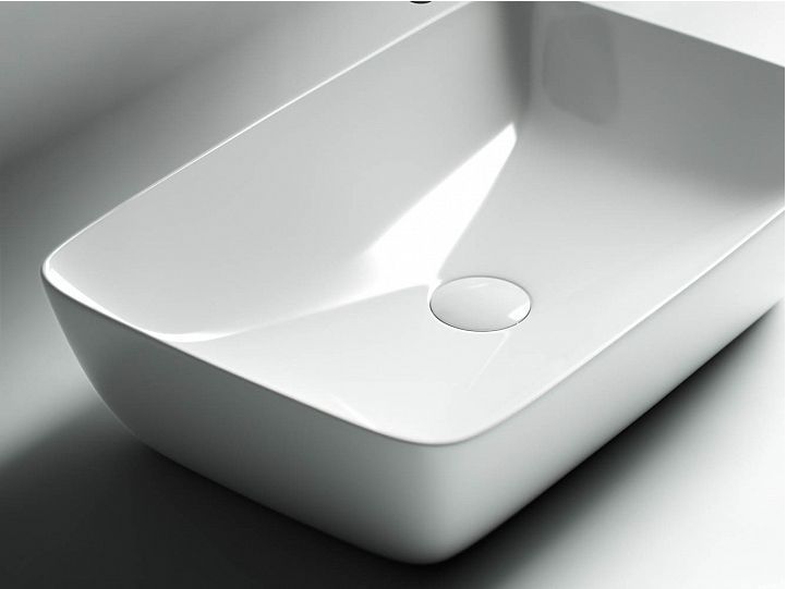 Умывальник чаша CERAMICANOVA FORM накладная прямоугольная CN2003 Умывальник чаша CERAMICANOVA FORM накладная прямоугольная CN2003