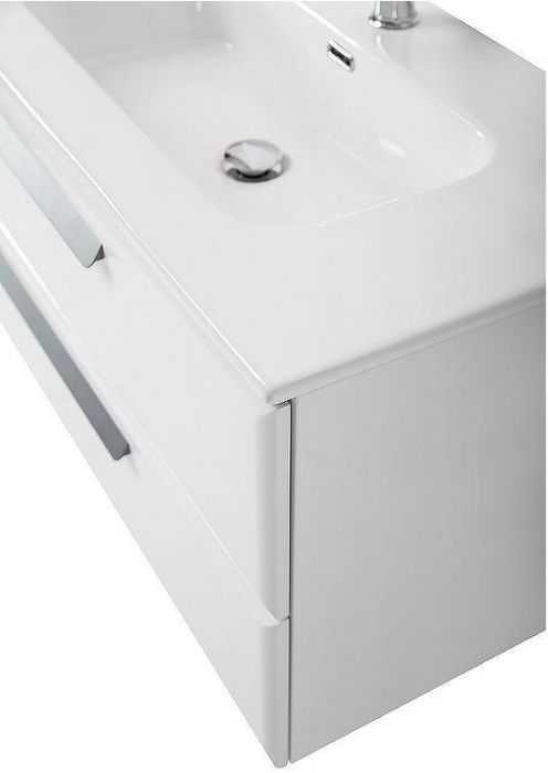 Тумба под раковину Cezares Eco-Cer-N 120 R ECO-CER-N-1200-2C-SO-BL-R подвесная Bianco Lucido без ручек