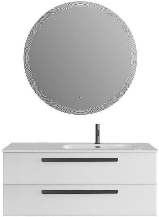 Тумба под раковину Cezares Eco-Cer-N 120 R ECO-CER-N-1200-2C-SO-BL-R подвесная Bianco Lucido без ручек