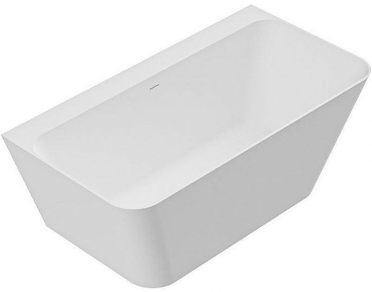 Ванна из искусственного камня Cezares Liner 170x80 CZR-LINER-170-80-60-SSB Белая матовая без гидромассажа