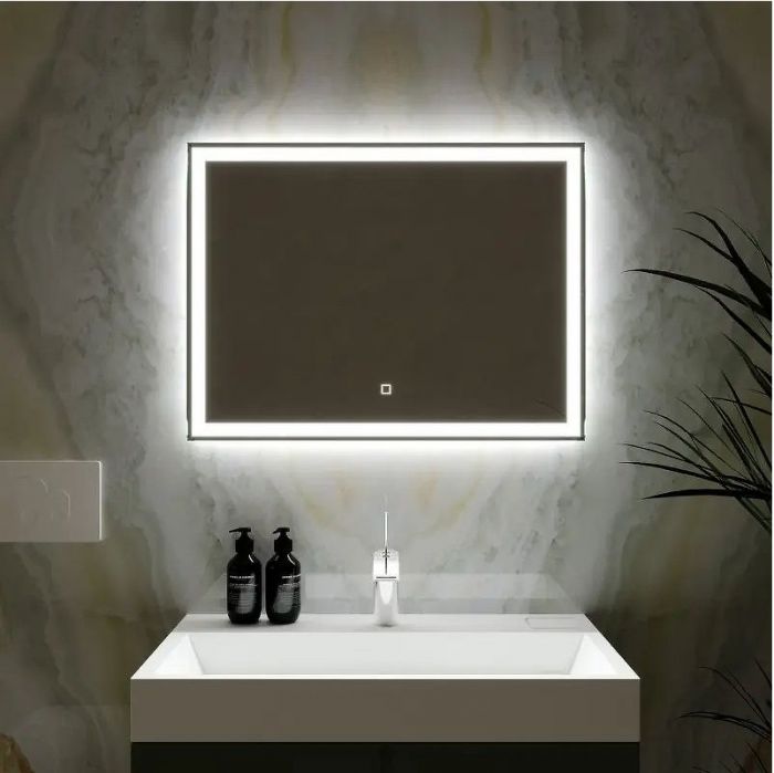 Зеркало Mixline Норма-Лайт 80 550406 с подсветкой с сенсорным выключателем