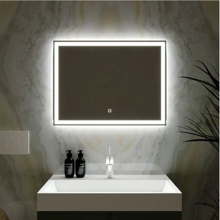 Зеркало Mixline Норма-Лайт 80 550406 с подсветкой с сенсорным выключателем