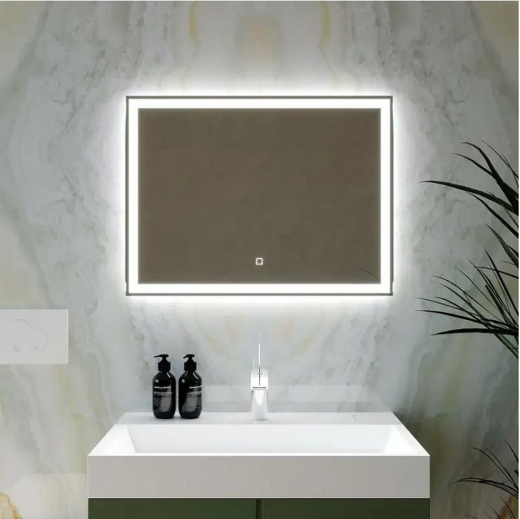 Зеркало Mixline Норма-Лайт 80 550406 с подсветкой с сенсорным выключателем