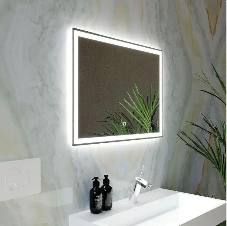 Зеркало Mixline Норма-Лайт 80 550406 с подсветкой с сенсорным выключателем