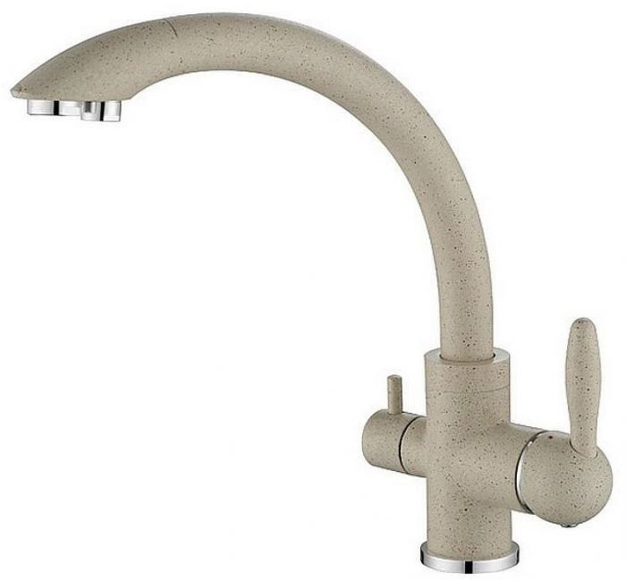 Смеситель для кухни Paulmark Essen Es213001-328 Бежевый