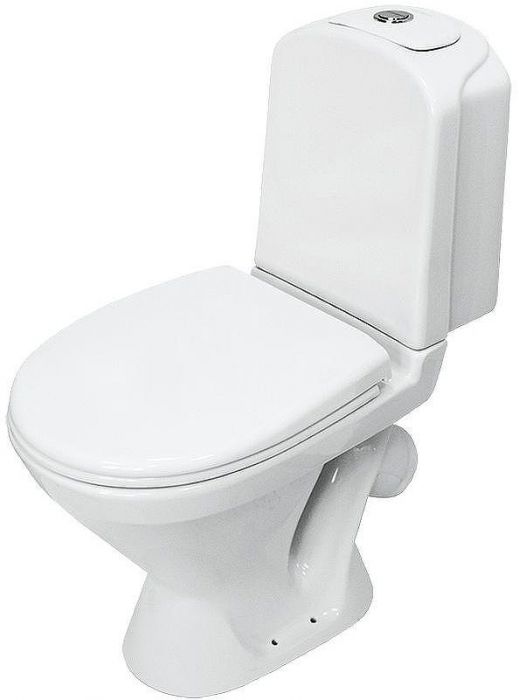 Унитаз компакт Sanita Luxe Classic DM WC.CC/Classic/2-DM/WHT.G/S1 с бачком и сиденьем Микролифт