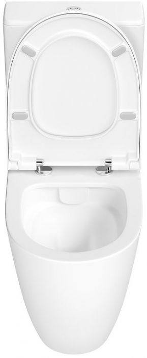 Унитаз компакт Vitra Sento Rim-ex open back 9830B003-7204 с бачком и сиденьем Микролифт