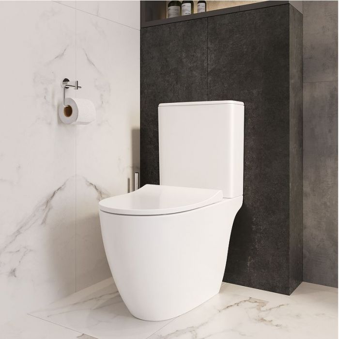 Унитаз компакт Vitra Sento Rim-ex open back 9830B003-7204 с бачком и сиденьем Микролифт